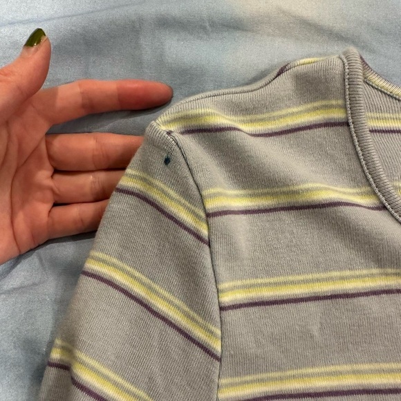 uo stripe cami & cardigan sweater set - Picture 7 of 7